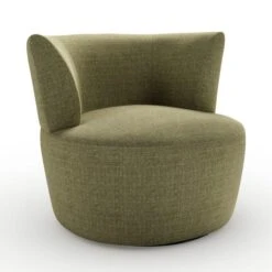 Robyn Chunky Soft Chenille Swivel Chair 23 Robyn Chunky Soft Chenille Swivel Chair -Online Furniture Store 30918822 alt05