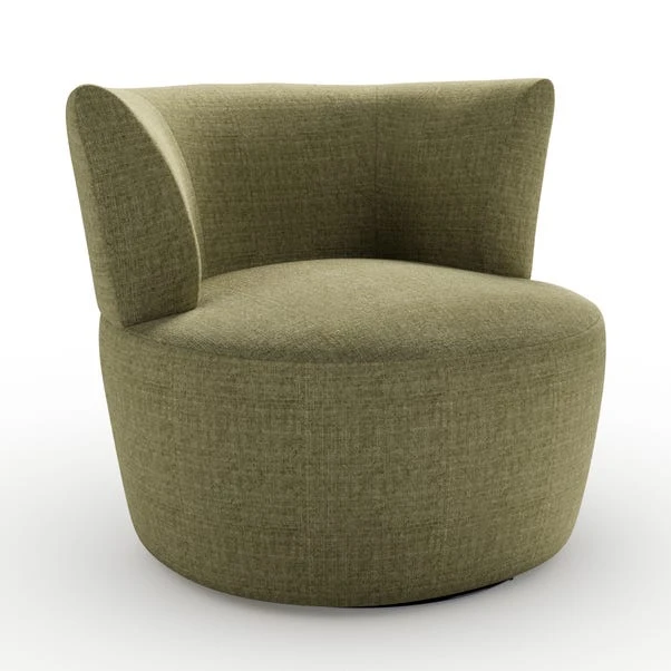 Robyn Chunky Soft Chenille Swivel Chair 8 Robyn Chunky Soft Chenille Swivel Chair - Image 6