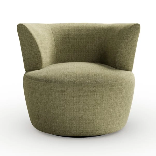 Robyn Chunky Soft Chenille Swivel Chair 9 Robyn Chunky Soft Chenille Swivel Chair - Image 7