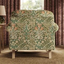 Jolene William Morris Woodland Weeds Print Velvet Snuggle Chair 20 Jolene William Morris Woodland Weeds Print Velvet Snuggle Chair -Online Furniture Store 30919069 alt02