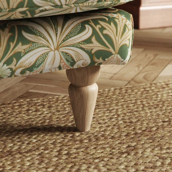 Jolene William Morris Woodland Weeds Print Velvet Snuggle Chair 7 Jolene William Morris Woodland Weeds Print Velvet Snuggle Chair - Image 5