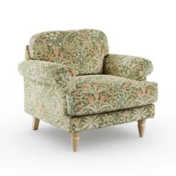 Jolene William Morris Woodland Weeds Print Velvet Snuggle Chair 23 Jolene William Morris Woodland Weeds Print Velvet Snuggle Chair -Online Furniture Store 30919069 alt05