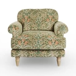 Jolene William Morris Woodland Weeds Print Velvet Snuggle Chair 24 Jolene William Morris Woodland Weeds Print Velvet Snuggle Chair -Online Furniture Store 30919069 alt06