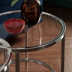 Sofia Glass Nest Of Tables 36 Sofia Glass Nest Of Tables -Online Furniture Store 30919669 alt02