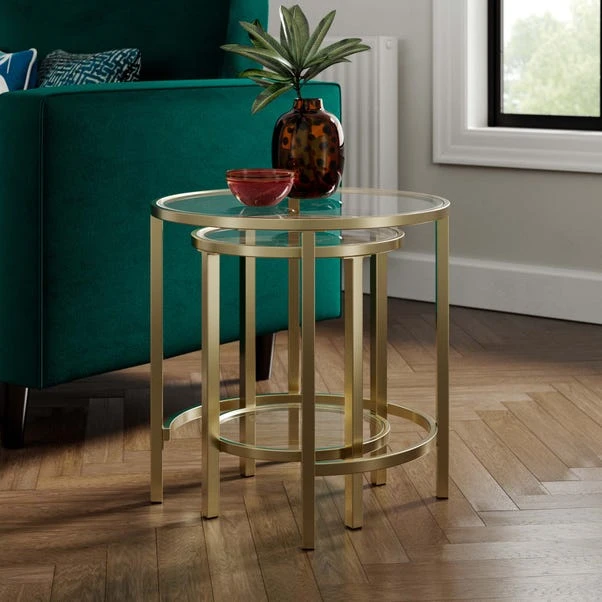 Sofia Glass Nest Of Tables 10 Sofia Glass Nest Of Tables - Image 8