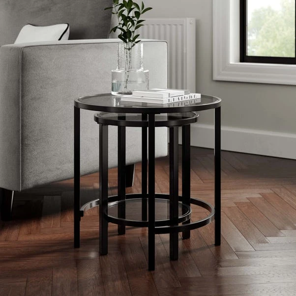 Sofia Glass Nest Of Tables 4 Sofia Glass Nest Of Tables - Image 2