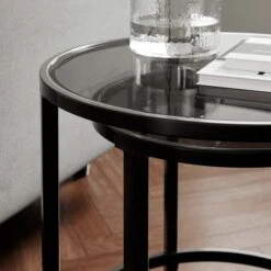 Sofia Glass Nest Of Tables 24 Sofia Glass Nest Of Tables -Online Furniture Store 30919681 alt02