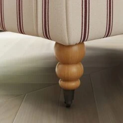 Oswald Grande Folkstone Stripe Wingback Armchair 15 Oswald Grande Folkstone Stripe Wingback Armchair -Online Furniture Store 30920671 alt04