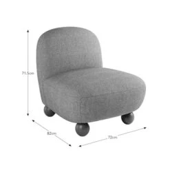 Nylah Multi Tone Boucle Curved Accent Chair 38 Nylah Multi Tone Boucle Curved Accent Chair -Online Furniture Store 30921144 alt09