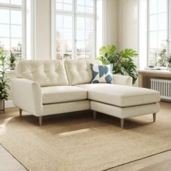 Sven Opulent Velvet Reversible Corner Chaise Sofa 38 Sven Opulent Velvet Reversible Corner Chaise Sofa -Online Furniture Store 30922665
