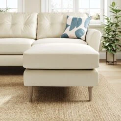 Sven Opulent Velvet Footstool -Online Furniture Store 30922668 alt02