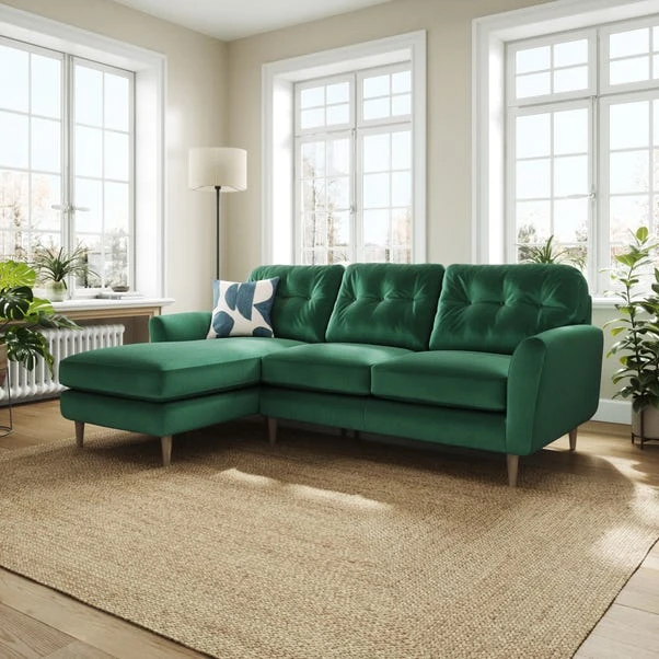 Sven Opulent Velvet Large Corner Chaise Sofa 11 Sven Opulent Velvet Large Corner Chaise Sofa - Image 9