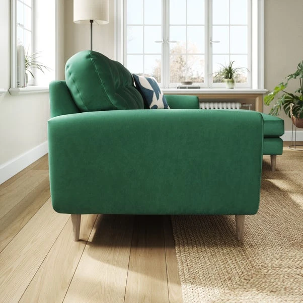 Sven Opulent Velvet Large Corner Chaise Sofa 4 Sven Opulent Velvet Large Corner Chaise Sofa - Image 2