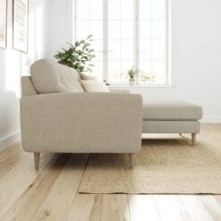 Sven Chunky Tonal Weave Reversible Corner Chaise Sofa -Online Furniture Store 30922721 alt01