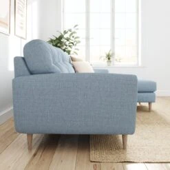 Sven Chunky Tonal Weave Large Corner Chaise Sofa -Online Furniture Store 30922731 alt01