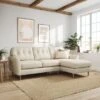 Sven Chunky Tonal Weave Large Corner Chaise Sofa -Online Furniture Store 30922739