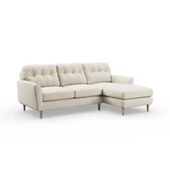 Sven Chunky Tonal Weave Large Corner Chaise Sofa -Online Furniture Store 30922739 alt05