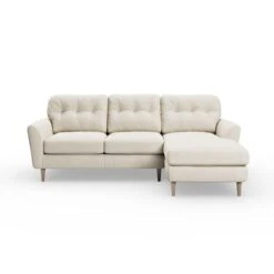 Sven Chunky Tonal Weave Large Corner Chaise Sofa -Online Furniture Store 30922739 alt06