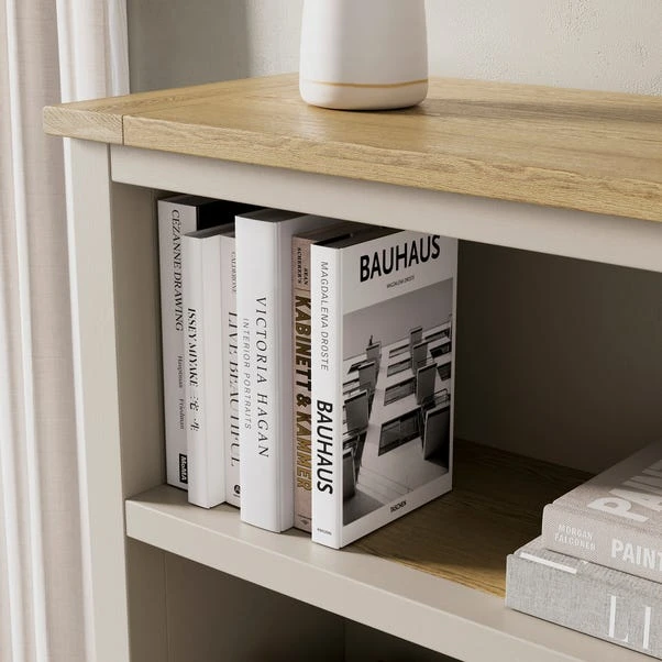 Olney Low Bookcase, Stone 6 Olney Low Bookcase, Stone - Image 4