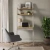 Olney Ladder Desk, Stone 2 Olney Ladder Desk, Stone -Online Furniture Store 30924854
