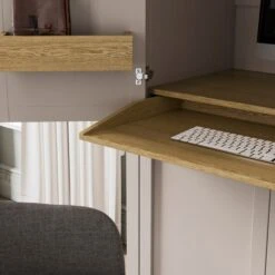 Olney Hideaway Desk, Stone -Online Furniture Store 30924868 alt03