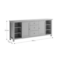 Olney Extra Wide Sideboard, Stone -Online Furniture Store 30924981 alt09