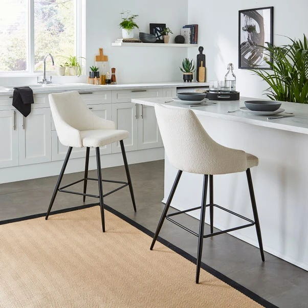 Ariana Bar Stool, Boucle 3 Ariana Bar Stool, Boucle