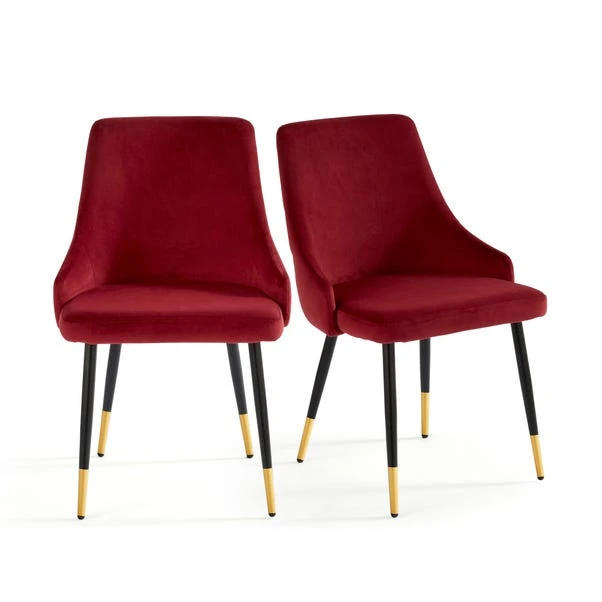 Ariana Set Of 2 Dining Chairs, Velvet 10 Ariana Set Of 2 Dining Chairs, Velvet - Image 8