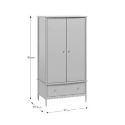 Remi Double Wardrobe -Online Furniture Store 30925066 alt09