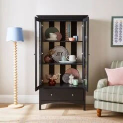 Beatrice Striped Tall Cabinet -Online Furniture Store 30925263 alt01