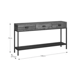 Fulton Extra Wide Console Table, Pine Effect -Online Furniture Store 30925274 alt09