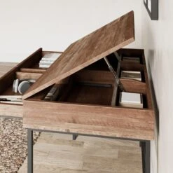 Fulton Draftsman Desk, Pine Effect -Online Furniture Store 30925276 alt03