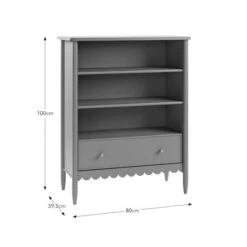 Remi Scalloped Low Bookcase -Online Furniture Store 30925281 alt09