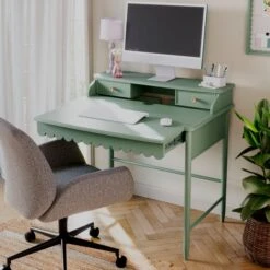 Remi Scalloped Small Step Up Desk -Online Furniture Store 30925282 alt04