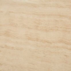 Halton 4 Seater Round Dining Table, Travertine & Oak -Online Furniture Store 30925309 alt03