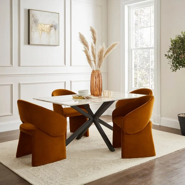 Xavi 6 Seater Rectangular Dining Table, Sintered Stone 3 Xavi 6 Seater Rectangular Dining Table, Sintered Stone