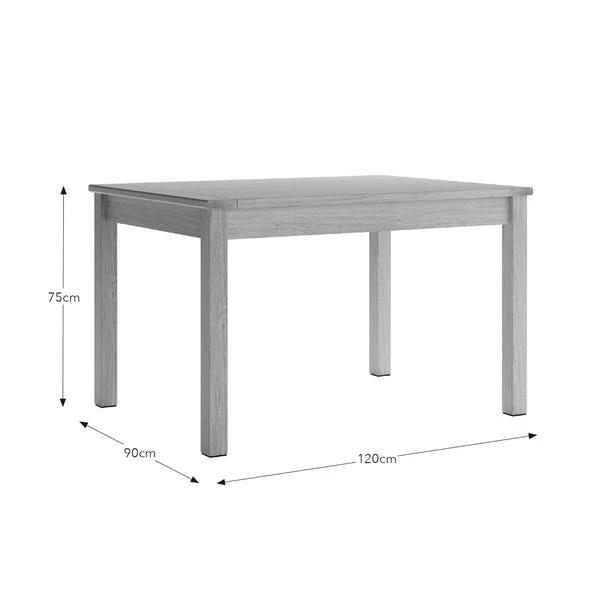Olney Compact 4 Seater Rectangular Dining Table 16 Olney Compact 4 Seater Rectangular Dining Table - Image 14