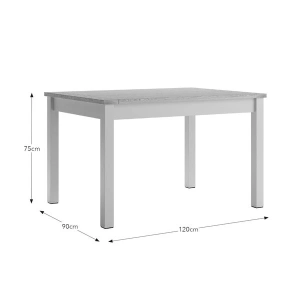 Olney Compact 4 Seater Rectangular Dining Table 9 Olney Compact 4 Seater Rectangular Dining Table - Image 7