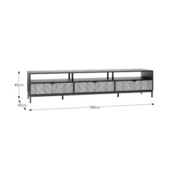 Nixon Extra Wide TV Unit For TVs Up To 80" -Online Furniture Store 30925568 alt09