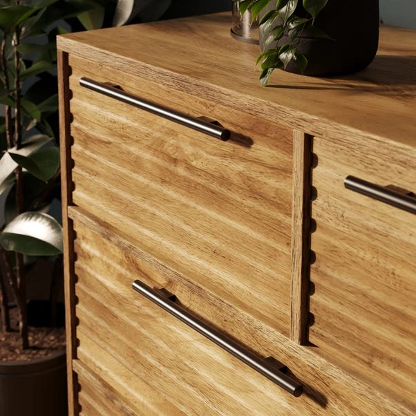 Bryant 7 Drawer Chest, Mango Wood Effect 5 Bryant 7 Drawer Chest, Mango Wood Effect - Image 3