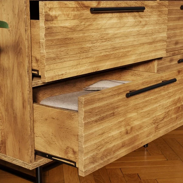 Bryant 7 Drawer Chest, Mango Wood Effect 6 Bryant 7 Drawer Chest, Mango Wood Effect - Image 4