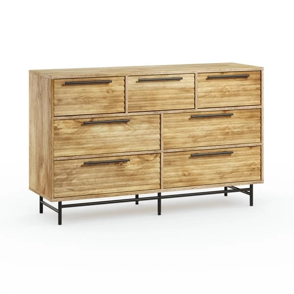 Bryant 7 Drawer Chest, Mango Wood Effect 8 Bryant 7 Drawer Chest, Mango Wood Effect - Image 6