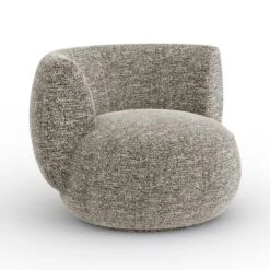 Lozenge Luxe Boucle Black Swivel Chair 13 Lozenge Luxe Boucle Black Swivel Chair -Online Furniture Store 30925682 alt06
