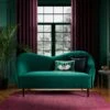 Aubery Velvet Curved 2 Seater Sofa -Online Furniture Store 30925790