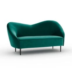 Aubery Velvet Curved 2 Seater Sofa -Online Furniture Store 30925790 alt05