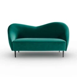 Aubery Velvet Curved 2 Seater Sofa -Online Furniture Store 30925790 alt06
