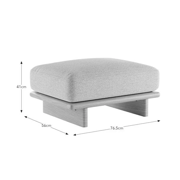 Nook Boucle Texture Footstool 10 Nook Boucle Texture Footstool - Image 8