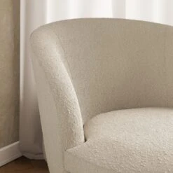 Marcie Luxe Ivory Boucle Cocktail Chair -Online Furniture Store 30925797 alt02