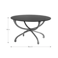 Nora Round Metal Coffee Table -Online Furniture Store 30926182 alt09