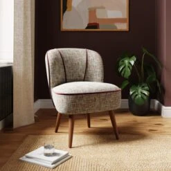Elsie Multi Chenille Cocktail Chair -Online Furniture Store 30926638